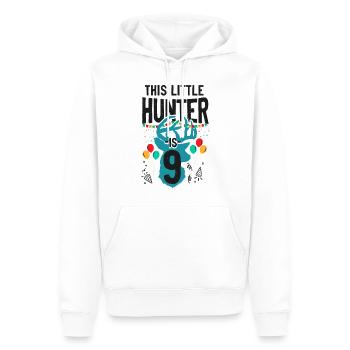 Buck Deer Chasse Hunter Kid - Sweat à capuche Premium bio Homme - blanc - Devant - Nico (187cm)