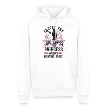 Buck Deer Hunting Hunter Girl - Männer Premium Bio Hoodie - Weiß - Vorne - Nico (187cm)
