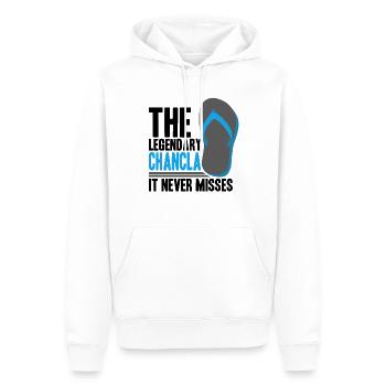 Das Legendäre Chancla Spanisches Mexikanisches La - Männer Premium Bio Hoodie - Weiß - Vorne - Nico (187cm)