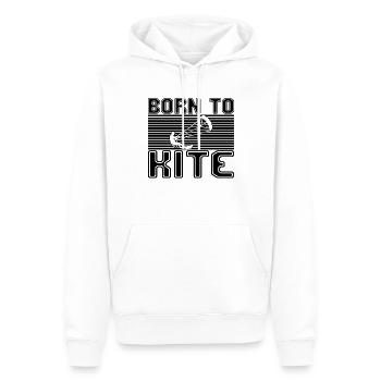 Kite Surfing - Männer Premium Bio Hoodie - Weiß - Vorne - Nico (187cm)
