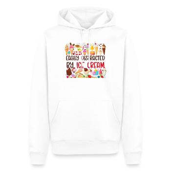 Ice Cream Cone Popsicle Easily - Männer Premium Bio Hoodie - Weiß - Vorne - Nico (187cm)
