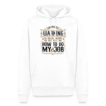 Sommelier Wine Drinking Tasting - Männer Premium Bio Hoodie - Weiß - Vorne - Nico (187cm)