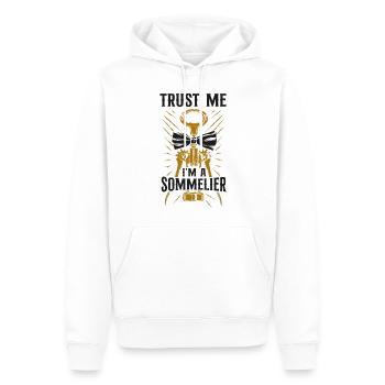 Sommelier Wine Drinking Tasting - Männer Premium Bio Hoodie - Weiß - Vorne - Nico (187cm)