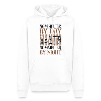 Sommelier Wine Drinking Tasting - Männer Premium Bio Hoodie - Weiß - Vorne - Nico (187cm)