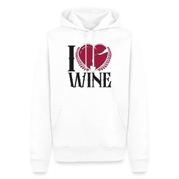 Sommelier Wine Drinking Tasting - Männer Premium Bio Hoodie - Weiß - Vorne - Nico (187cm)