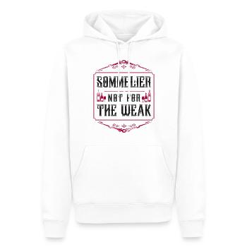 Sommelier Wine Drinking Tasting - Männer Premium Bio Hoodie - Weiß - Vorne - Nico (187cm)