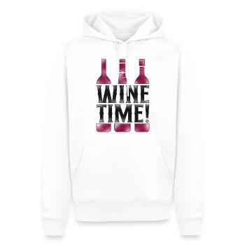 Sommelier Wine Drinking Tasting - Männer Premium Bio Hoodie - Weiß - Vorne - Nico (187cm)