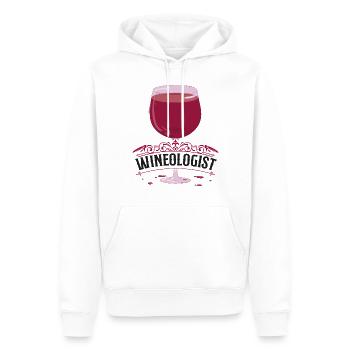 Sommelier Wine Drinking Tasting - Männer Premium Bio Hoodie - Weiß - Vorne - Nico (187cm)