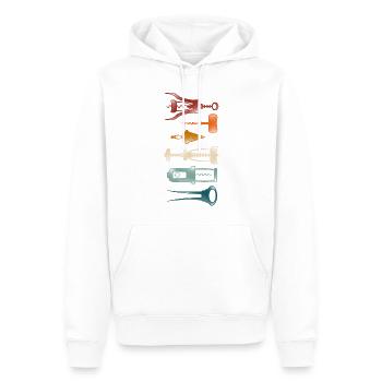 Sommelier Wine Drinking Tasting - Männer Premium Bio Hoodie - Weiß - Vorne - Nico (187cm)