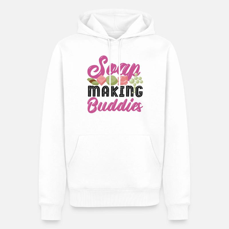 Soap Making Crafting Soap Making - Männer Premium Bio Hoodie - Weiß