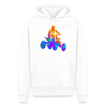 Quad Quad Fahren Atv Offroad Geschenk - Männer Premium Bio Hoodie - Weiß - Vorne - Nico (187cm)
