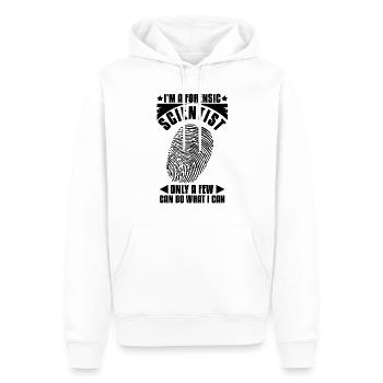 Ich Bin Ein Forensischer Wissenschaftler - Männer Premium Bio Hoodie - Weiß - Vorne - Nico (187cm)