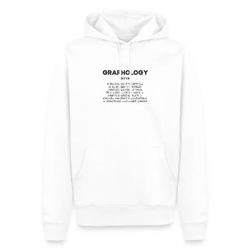 Handwriting Reader Handwriting Reading Funny - Men’s Premium Organic Hoodie - white - Front - Nico (187cm)