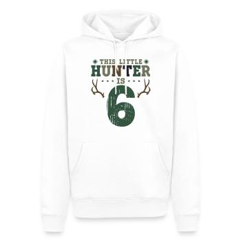 Buck Deer Hunting Hunter Kid 6ème - Sweat à capuche Premium bio Homme - blanc - Devant - Nico (187cm)