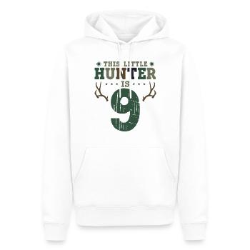 Buck Deer Hunting Hunter Kid 9ème - Sweat à capuche Premium bio Homme - blanc - Devant - Nico (187cm)