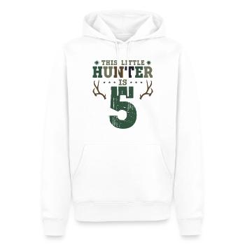Buck Deer Hunting Hunter Kid 5ème - Sweat à capuche Premium bio Homme - blanc - Devant - Nico (187cm)
