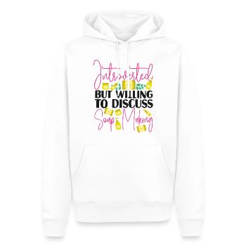 Soap Making Crafting Introverted - Männer Premium Bio Hoodie - Weiß - Vorne - Nico (187cm)
