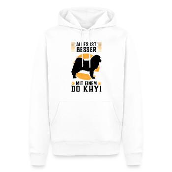 Alles ist besser mit einem Do Khyi Tibetdogge - Männer Premium Bio Hoodie - Weiß - Vorne - Nico (187cm)