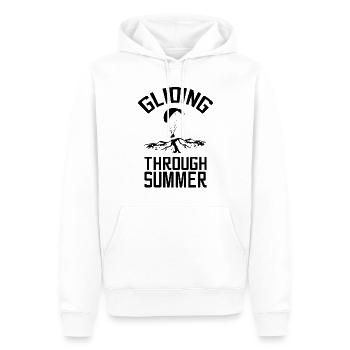 Gliding through summer Paraglider - Männer Premium Bio Hoodie - Weiß - Vorne - Nico (187cm)