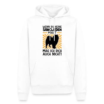Samojeden nicht mögen Schlittenhund Samojede - Männer Premium Bio Hoodie - Weiß - Vorne - Nico (187cm)