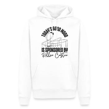 Roller Coaster Today's Good Mood - Männer Premium Bio Hoodie - Weiß - Vorne - Nico (187cm)
