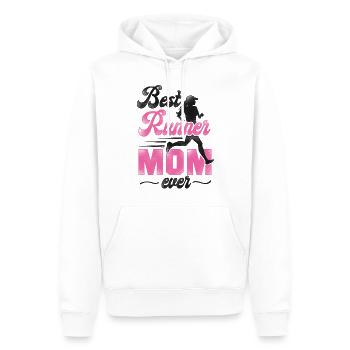 Running Runner Half Marathon Mom - Männer Premium Bio Hoodie - Weiß - Vorne - Nico (187cm)