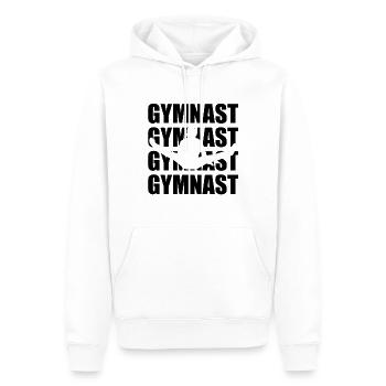 Boys Gymnast Male - Fan Acrobat - Gymnastics Coach - Men’s Premium Organic Hoodie - white - Front - Nico (187cm)