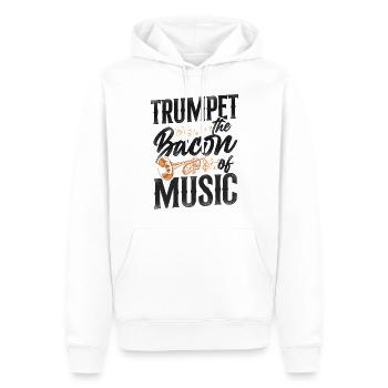 Trumpet Player Vintage Trumpet The - Männer Premium Bio Hoodie - Weiß - Vorne - Nico (187cm)
