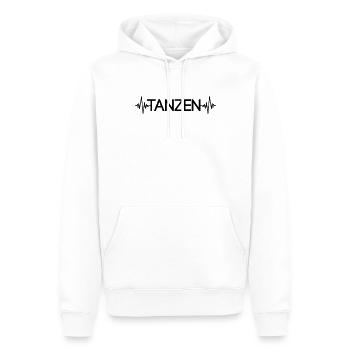 Tanzen Herzschlag - Männer Premium Bio Hoodie - Weiß - Vorne - Nico (187cm)