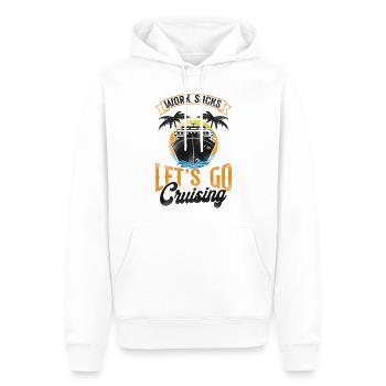 Cruise Ship Vacation Retro Vintage - Männer Premium Bio Hoodie - Weiß - Vorne - Nico (187cm)