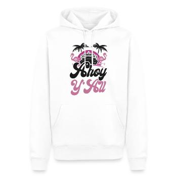 Cruise Ship Vacation Girl Ahoy - Männer Premium Bio Hoodie - Weiß - Vorne - Nico (187cm)