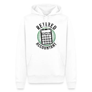 Accountant Bookkeeper Accounting - Männer Premium Bio Hoodie - Weiß - Vorne - Nico (187cm)