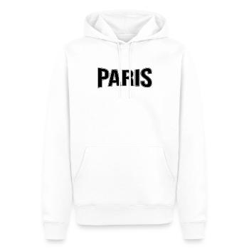 Paris - Sweat à capuche Premium bio Homme - blanc - Devant - Nico (187cm)
