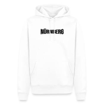 Nuremberg - Men’s Premium Organic Hoodie - white - Front - Nico (187cm)