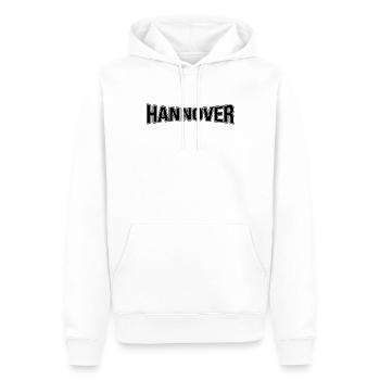 Hanovre - Sweat à capuche Premium bio Homme - blanc - Devant - Nico (187cm)