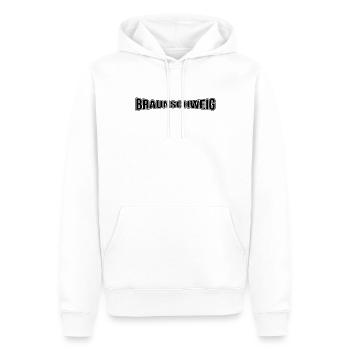 Braunschweig - Männer Premium Bio Hoodie - Weiß - Vorne - Nico (187cm)