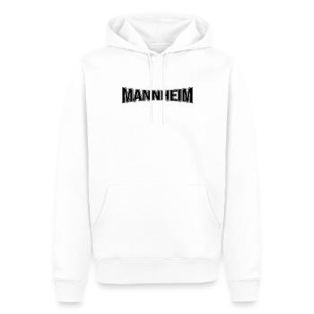 Mannheim - Sweat à capuche Premium bio Homme - blanc - Devant - Nico (187cm)