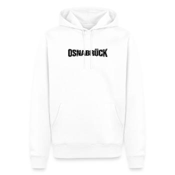 Osnabrück - Männer Premium Bio Hoodie - Weiß - Vorne - Nico (187cm)