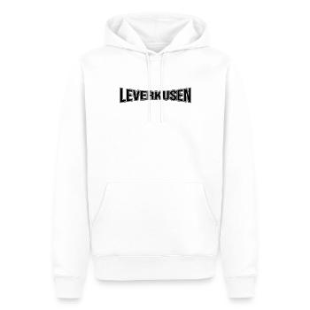 Leverkusen - Sweat à capuche Premium bio Homme - blanc - Devant - Nico (187cm)