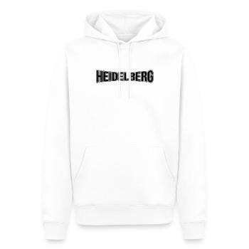 Heidelberg - Männer Premium Bio Hoodie - Weiß - Vorne - Nico (187cm)