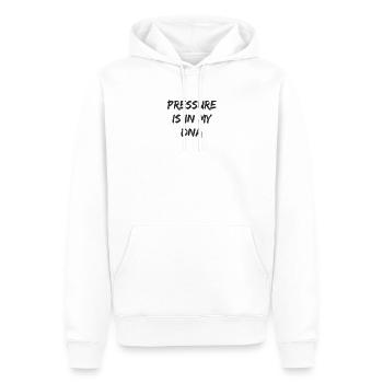 Plongée - La pression est dans mon ADN - Sweat à capuche Premium bio Homme - blanc - Devant - Nico (187cm)