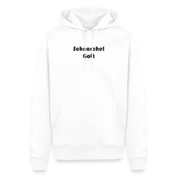 Tauchen - Schnorchel Gott - Männer Premium Bio Hoodie - Weiß - Vorne - Nico (187cm)