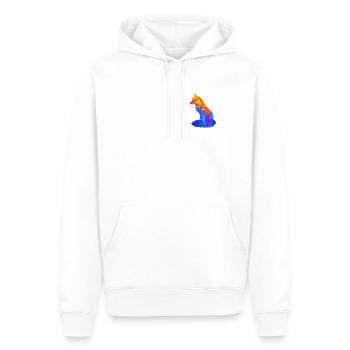 Fuchs Füchse Geschenkidee - Männer Premium Bio Hoodie - Weiß - Vorne - Nico (187cm)