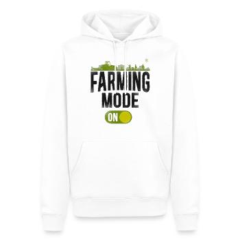 Farming Farmer Tractor Vintage - Männer Premium Bio Hoodie - Weiß - Vorne - Nico (187cm)
