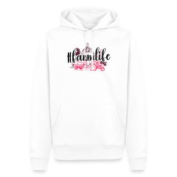 Farming Farmer Tractor Vintage - Männer Premium Bio Hoodie - Weiß - Vorne - Nico (187cm)