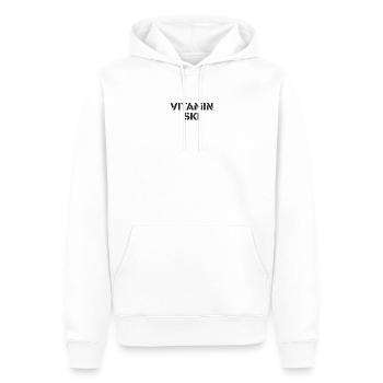 Ski - Vitamin Ski - Sweat à capuche Premium bio Homme - blanc - Devant - Nico (187cm)