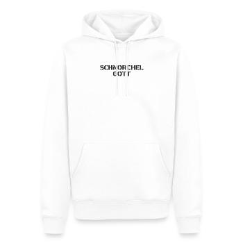 Tauchen - Schnorchel Gott - Männer Premium Bio Hoodie - Weiß - Vorne - Nico (187cm)