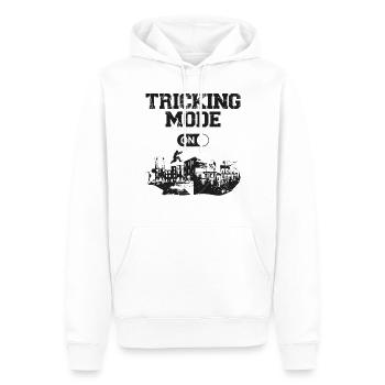 Parkour Free Running Traceur - Männer Premium Bio Hoodie - Weiß - Vorne - Nico (187cm)
