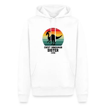 Paläontologie-Lehrer und Parasaurolophus Motif - Männer Premium Bio Hoodie - Weiß - Vorne - Nico (187cm)