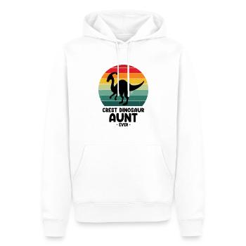 Paläontologie-Lehrer und Parasaurolophus Motif - Männer Premium Bio Hoodie - Weiß - Vorne - Nico (187cm)